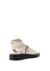 Lloyd and Pryce Arrell Caged Platform Sandals, Coconut
