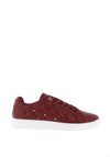 Tommy Bowe Womens Ordman Quilted Stud Trainers, Wine