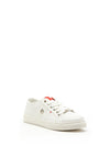 Tommy Bowe Womens Lynch Faux Leather Trainers, White