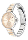 Tommy Hilfiger Womens Angela Stainless Steel Watch, Silver & Gold
