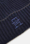 Tommy Hilfiger Festive Luxe Beanie, Navy