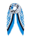 Tommy Hilfiger Iconic TH Cube Print Scarf, Blue & Navy