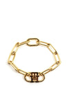 Tommy Hilfiger Womens TH Monogram Linked Bracelet, Gold