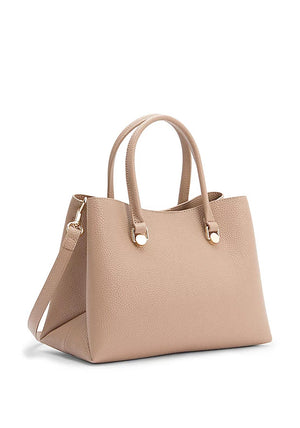 Tommy Hilfiger Small Monogram Satchel, Neutral