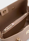 Tommy Hilfiger Small Monogram Satchel, Neutral