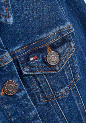 Tommy Hilfiger Girls Trucker Denim Jacket, Blue