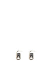 Tommy Hilfiger Monogram Stud Earrings, Silver