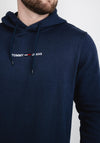 Tommy Jeans Linear Logo Hoodie, Twilight Navy