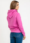 Tommy Jeans Womens Embroidered Logo Hoody, Pink