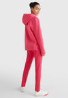 Tommy Hilfiger Womens Logo Hoody, Pink Splender