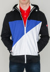 Tommy Hilfiger Men’s Zip Up Flag Jacket , Black Multi
