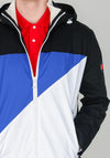 Tommy Hilfiger Men’s Zip Up Flag Jacket , Black Multi