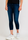 Tommy Jeans Womens Dynamic Stretch Skinny Jeans, Dark Blue Denim