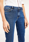 Tommy Hilfiger Women’s Rome Straight Jeans, Blue