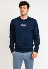 Tommy Jeans Entry Graphic Crew Neck Sweater, Twilight Navy
