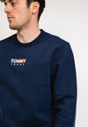 Tommy Jeans Entry Graphic Crew Neck Sweater, Twilight Navy