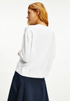 Tommy Hilfiger Embroidered Floral Sweatshirt, White