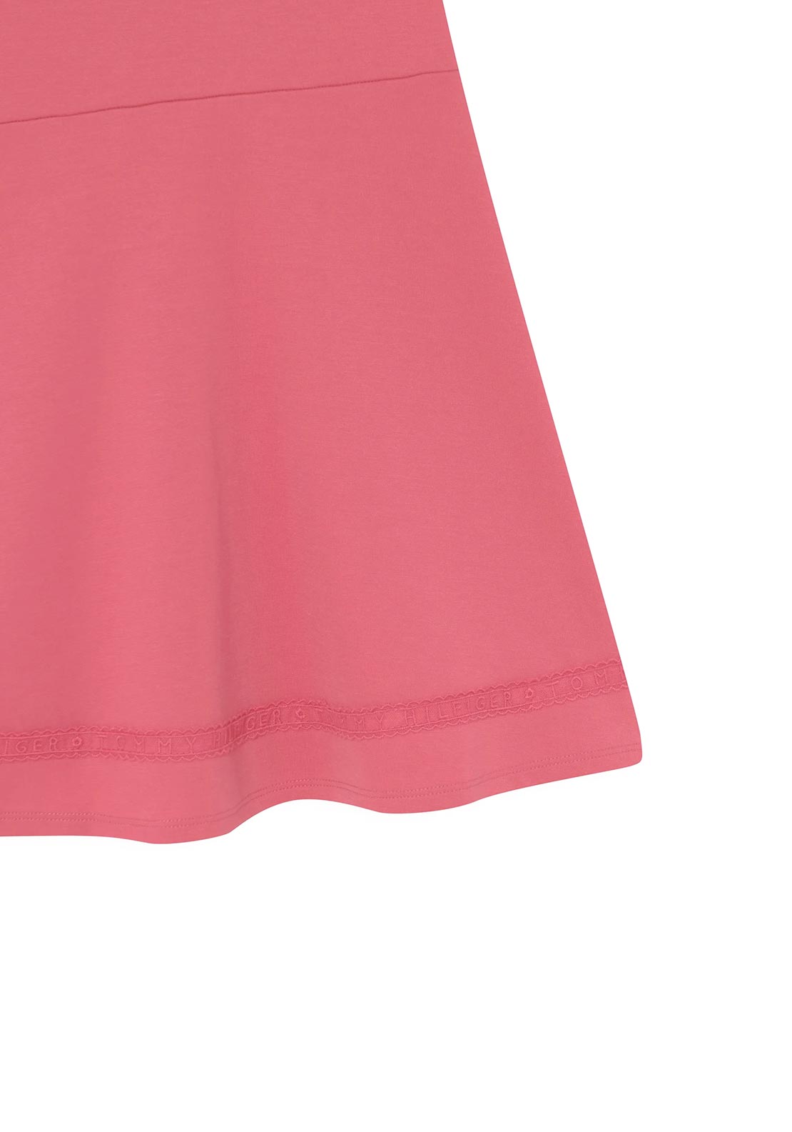 Tommy Hilfiger Girls Punto Skater Dress, Washed Crimson