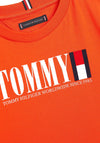 Tommy Hilfiger Boys Tommy Graphic T-Shirt, Acid Orange