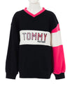 Tommy Hilfiger Girls Colour Block Tommy Sweater, Desert Sky