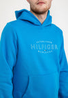 Tommy Hilfiger Curve Logo Hoodie, Shocking Blue