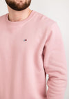 Tommy Jeans TJM Crew Neck Sweater, Broadway Pink