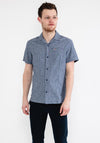 Tommy Jeans Classic Linen Camp Shirt, Twilight Navy
