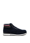 Tommy Hilfiger Signature Lace Up Suede Boots, Desert Sky