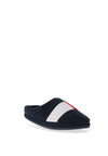 Tommy Hilfiger Colour Blocked Flag Logo Slippers, Navy