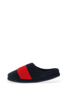 Tommy Hilfiger Colour Blocked Flag Logo Slippers, Navy