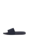 Tommy Hilfiger Embossed Logo Sliders, Navy