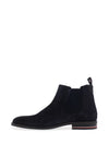 Tommy Hilfiger Signature Suede Chelsea Boot, Desert Sky