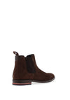 Tommy Hilfiger Signature Suede Chelsea Boot, Cocoa
