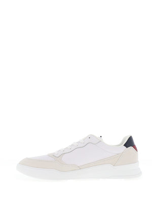 Tommy Hilfiger Mens Elevated Cupsole Trainers, White