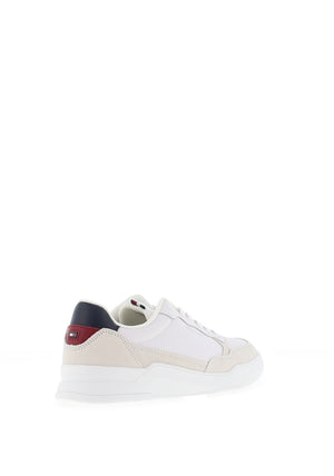 Tommy Hilfiger Mens Elevated Cupsole Trainers, White