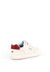 Tommy Hilfiger Leather Lace Up Trainers, Off White