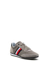 Tommy Hilfiger Essential Mesh Logo Tape Trainers, Pewter Grey