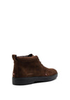 Tommy Hilfiger Classic Suede Lace Up Ankle Boot, Cocoa