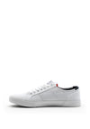 Tommy Hilfiger Mens Core Corporate Canvas Trainers, White