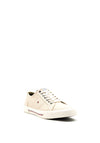 Tommy Hilfiger Core Corporate Canvas Trainers, Classic Beige