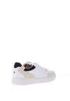 Tommy Hilfiger Mens Mixed Texture Cupsole Basketball Trainers, White
