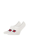 Tommy Hilfiger 2 Pack Anti-Slip Socks, White