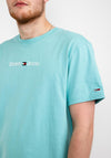Tommy Jeans Classic Linear T-Shirt, Ocean Tide