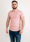 Tommy Jeans Jaspe Crew Neck T-Shirt, Broadway Pink Heather