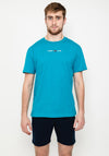 Tommy Jeans Small Text Logo T-Shirt, New Teal