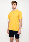 Tommy Jeans Small Text Logo T-Shirt, Tuscan Yellow