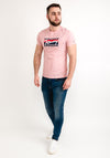 Tommy Jeans Essential Tommy Script T-Shirt, Darling Pink