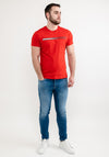 Tommy Jeans Essential Flag T-Shirt, Red