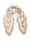 Tommy Hilfiger Coast Square Stripe Scarf, Beige