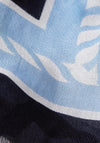 Tommy Hilfiger Coast Square Stripe Scarf, Blue